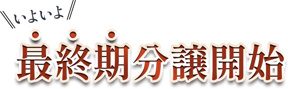 先着順申込受付中